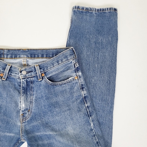 Levi's Blue Boyfriend Jeans - Picture 9 of 11